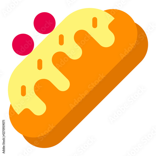 Eclair Vector Design Icon Style