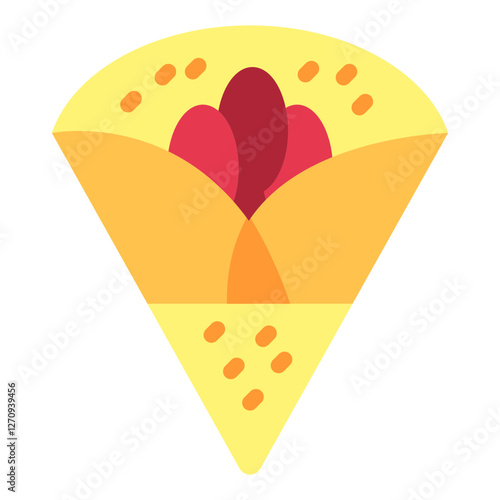 Crepe Vector Design Icon Style