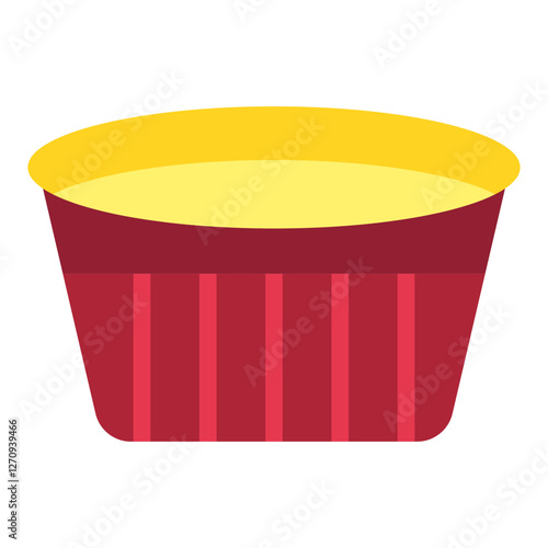 Creme Brulee Vector Design Icon Style