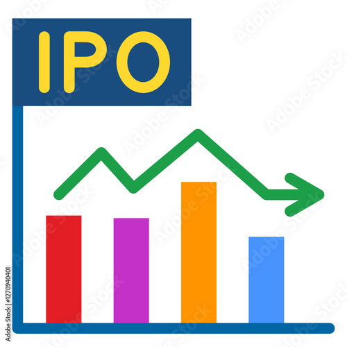 IPO Vector Design Icon Style