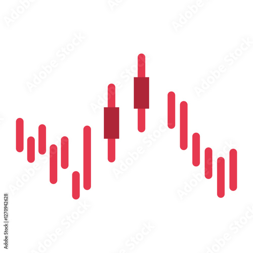 Bearish Reversal Vector Design Icon Style