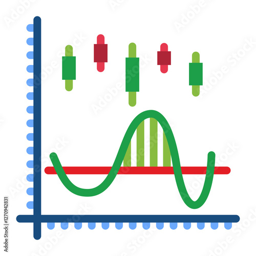 Trading Indicator Vector Design Icon Style