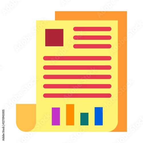 Market News Feed Vector Design Icon Style