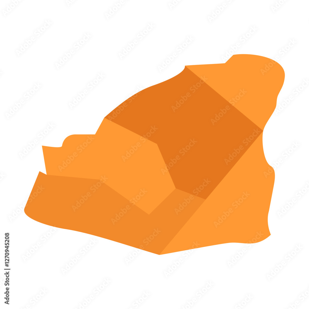 Tyuyamunite Vector Design Icon Style Tyuyamunite Vector Design Icon Style