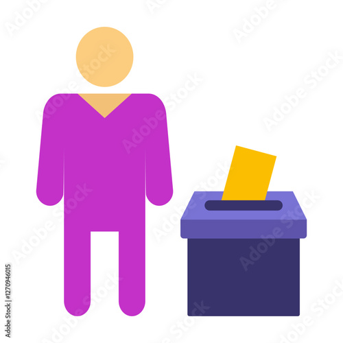 Poll Watcher Vector Design Icon Style