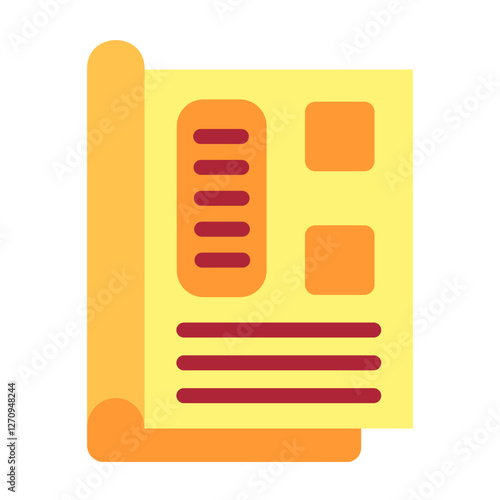 Editorial Vector Design Icon Style