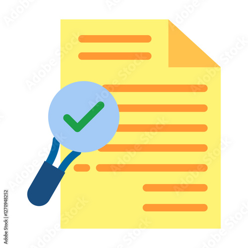 Fact Check Vector Design Icon Style