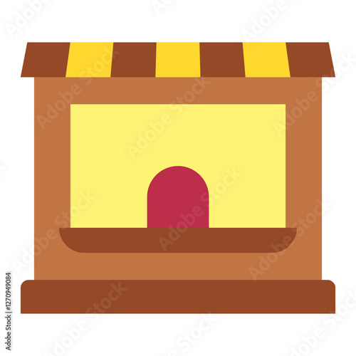 News Kiosk Vector Design Icon Style