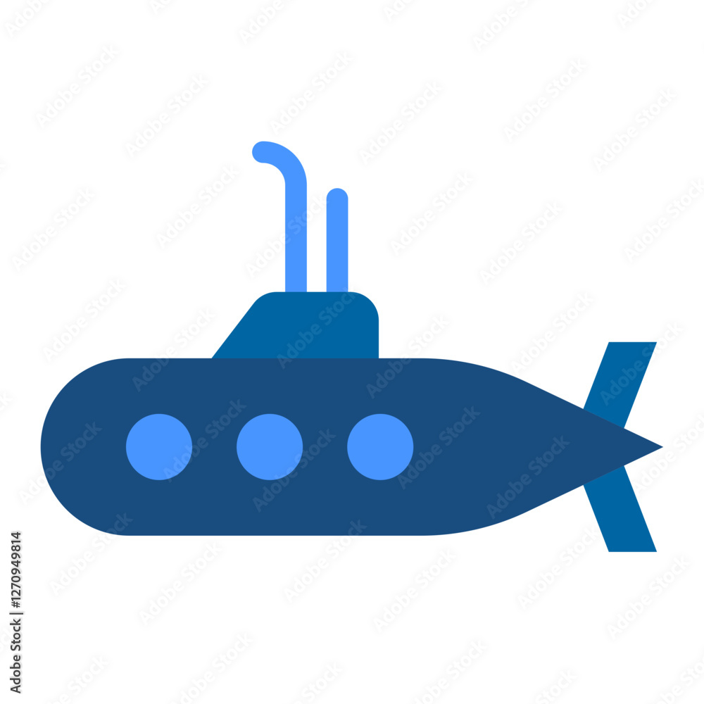 Submarine Vector Design Icon Style Submarine Vector Design Icon Style