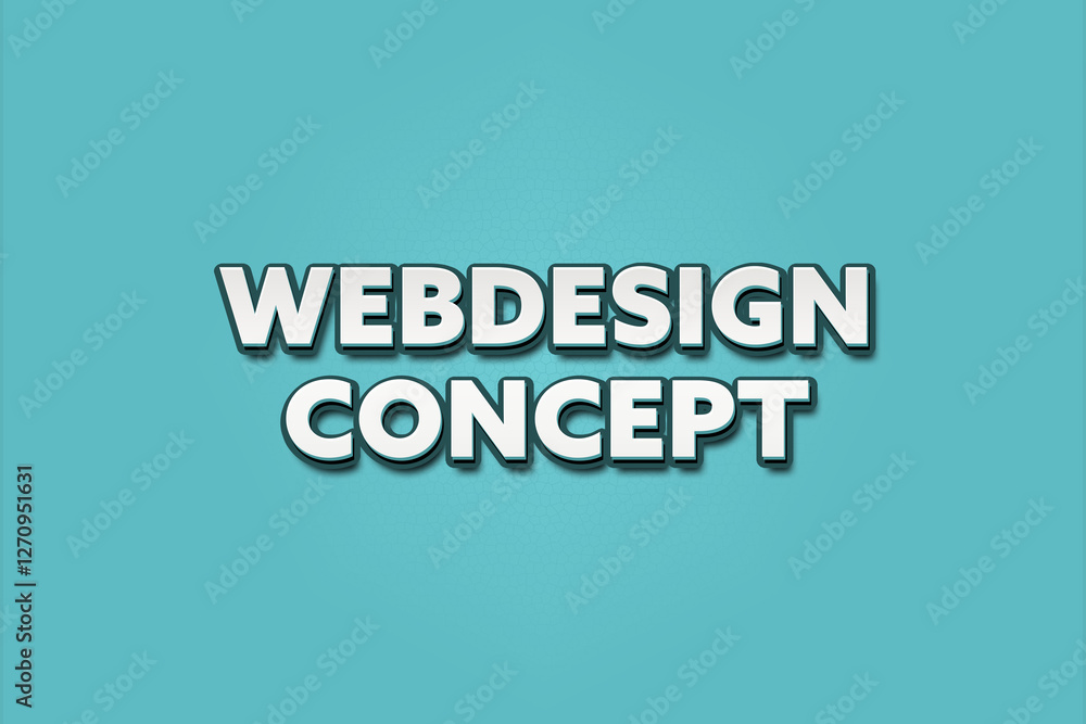 Webdesign Concept. A Illustration with white text isolated on light green background. Webdesign Concept. A Illustration with white text isolated on light green background.