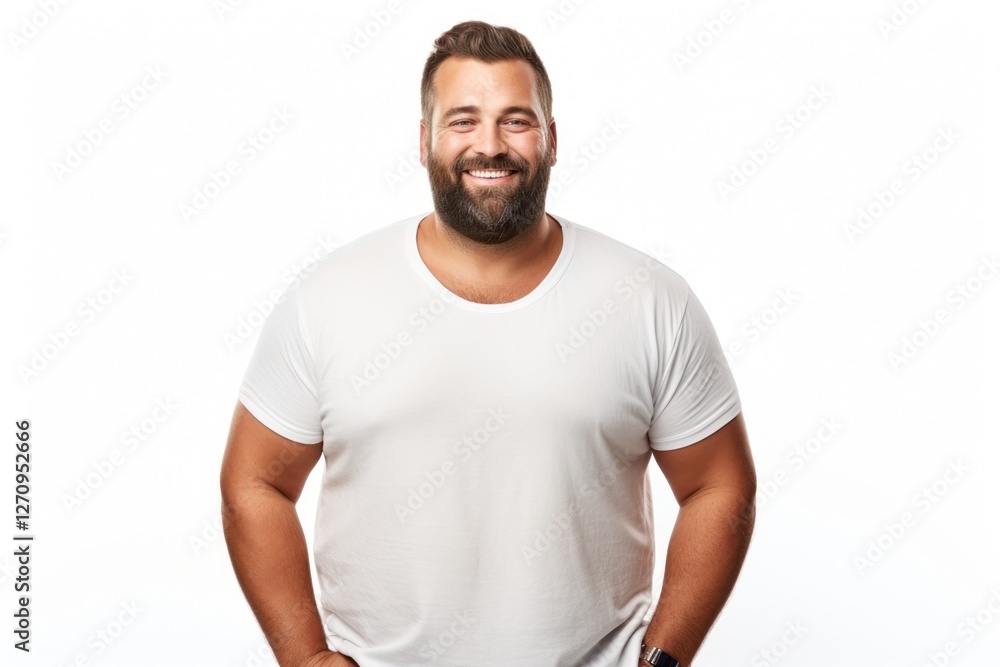 Man smiling portrait t-shirt smile. Man smiling portrait t-shirt smile.