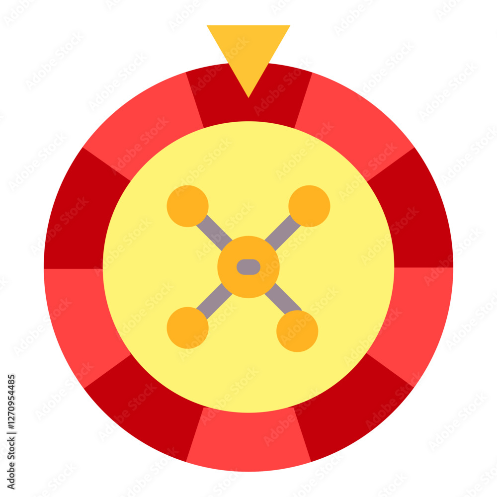 Roulette Bet Vector Design Icon Style