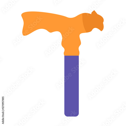 Walking Stick Vector Design Icon Style