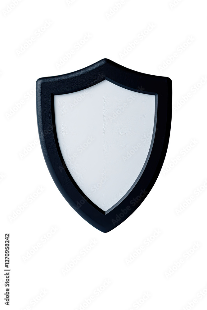 Economic finance idea. A modern shield icon representing security and protection in digital business. Economic finance idea. A modern shield icon representing security and protection in digital business.