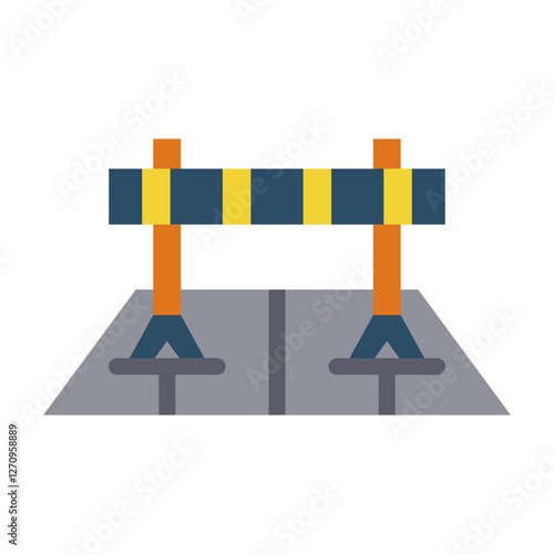 Steeplechase Barrier Vector Design Icon Style