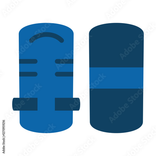 Muay Thai Pads Vector Design Icon Style