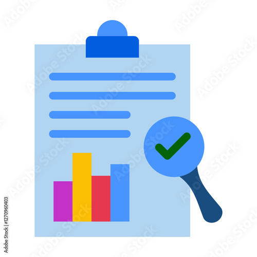 Audit Report Vector Design Icon Style