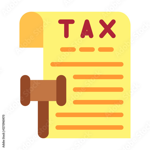 Tax Penalties Vector Design Icon Style