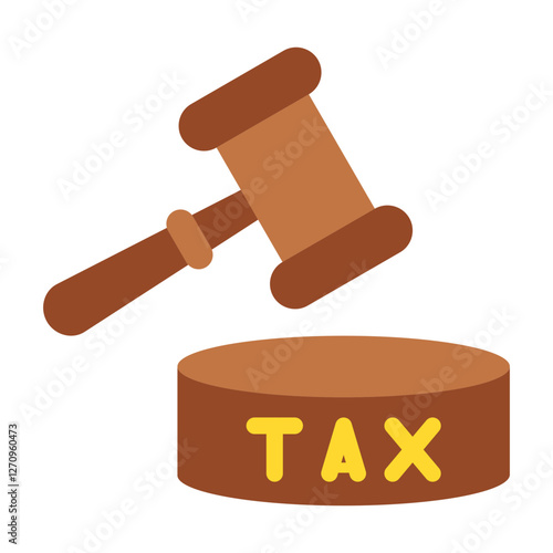 Tax Dispute Vector Design Icon Style