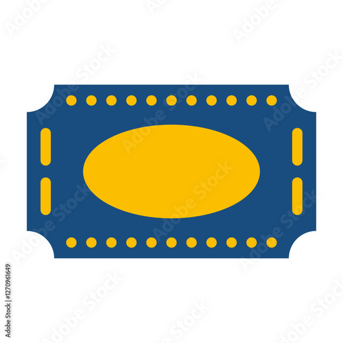 Lottery Ticket Vector Design Icon Style