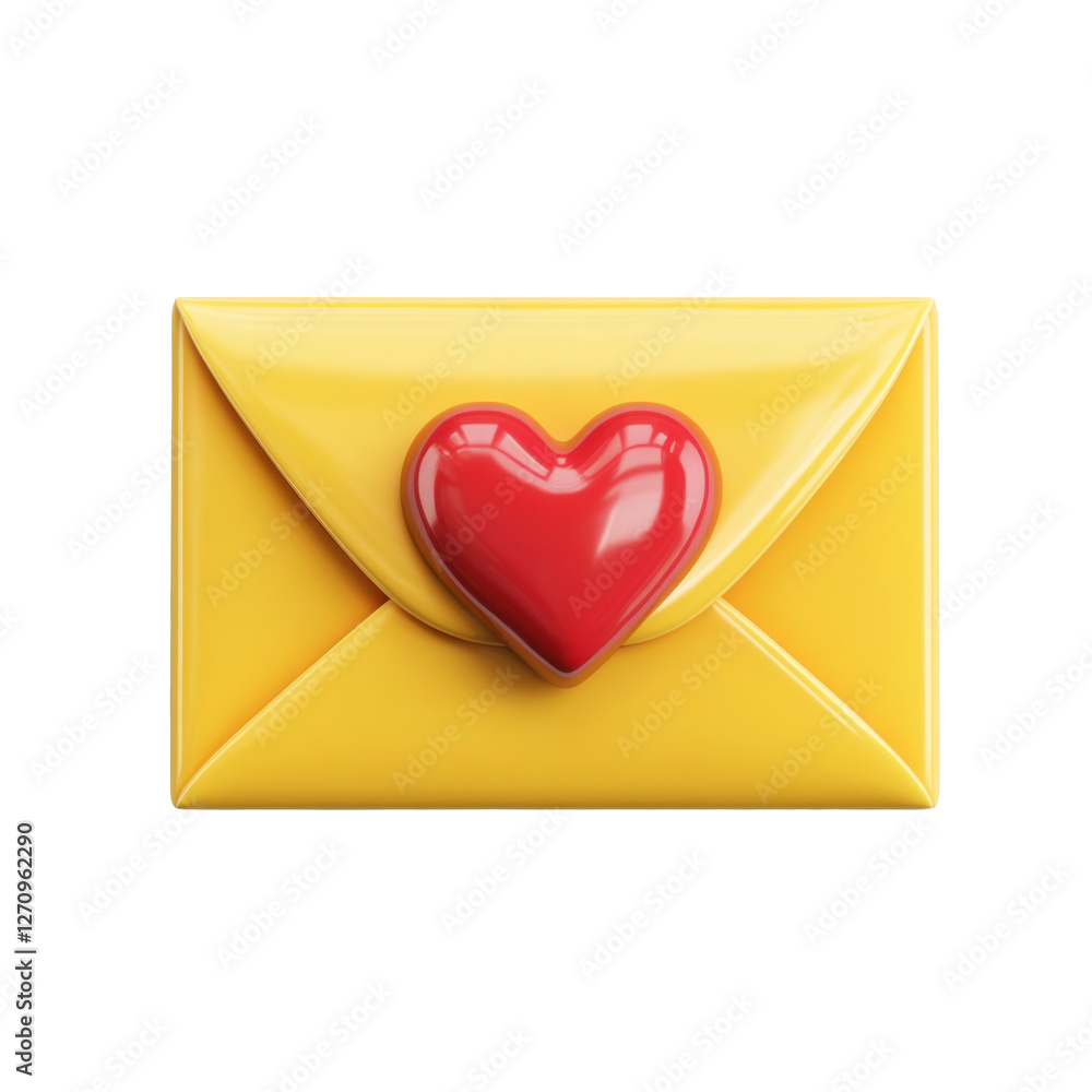 envelope with heart envelope with heart