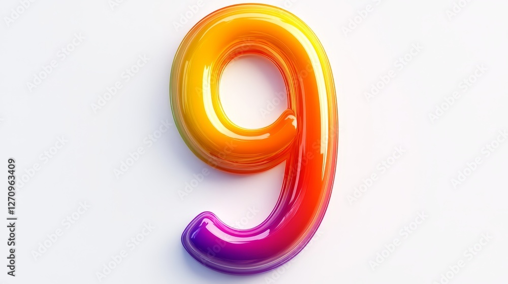 Vibrant Number 9, Gradient Color 9, Bright Nine Illustration, Colorful Number Art, Gradient Number Nine Picture, Colorful Digital Art Vibrant Number 9, Gradient Color 9, Bright Nine Illustration, Colorful Number Art, Gradient Number Nine Picture, Colorful Digital Art