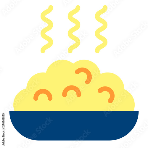 Potluck Dinner Vector Design Icon Style