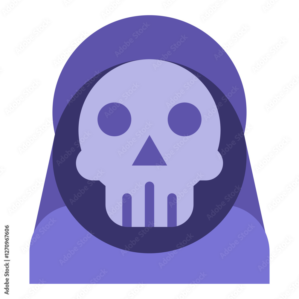 Grim Reaper Vector Design Icon Style Grim Reaper Vector Design Icon Style