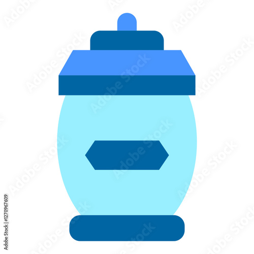 Funeral Urn Vector Design Icon Style