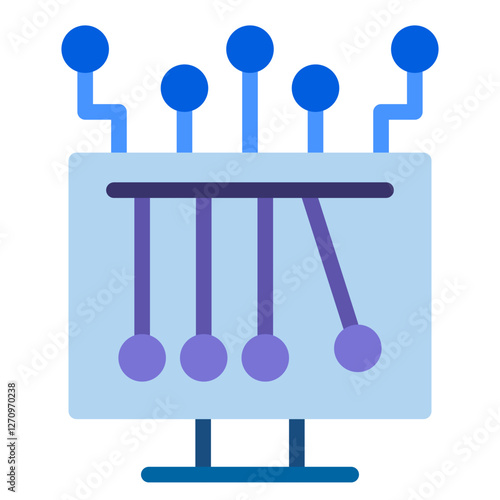 Digital Momentum Vector Design Icon Style
