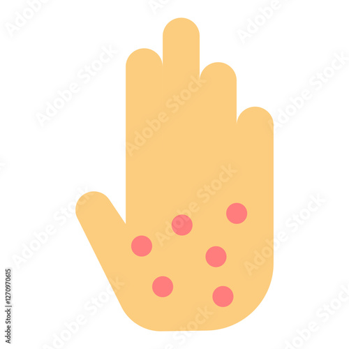 Skin Rash Vector Design Icon Style