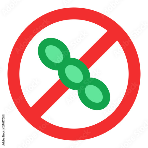 Soy Allergy Vector Design Icon Style