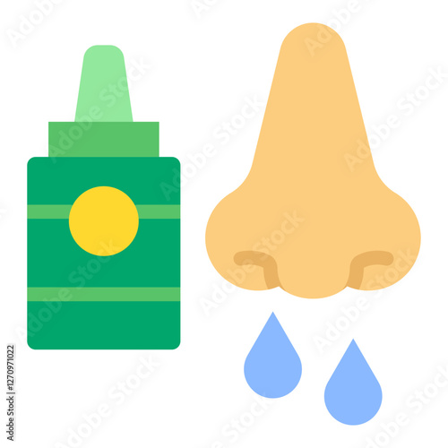 Allergy Relief Vector Design Icon Style