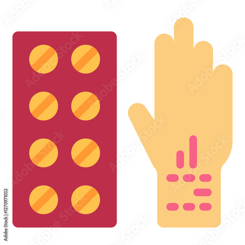 Allergy Kit Vector Design Icon Style