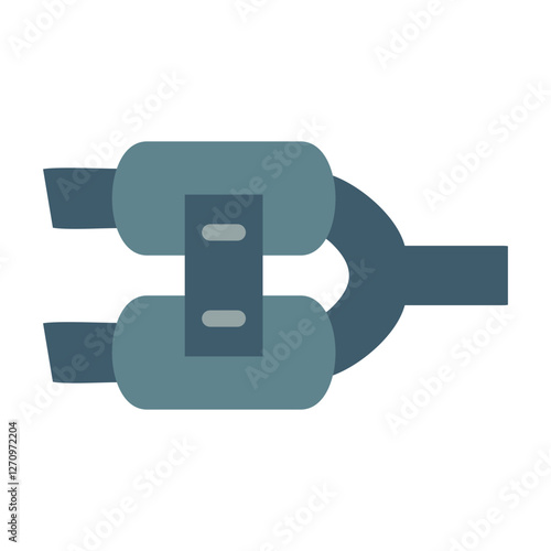 Exhaust Pipe Vector Design Icon Style