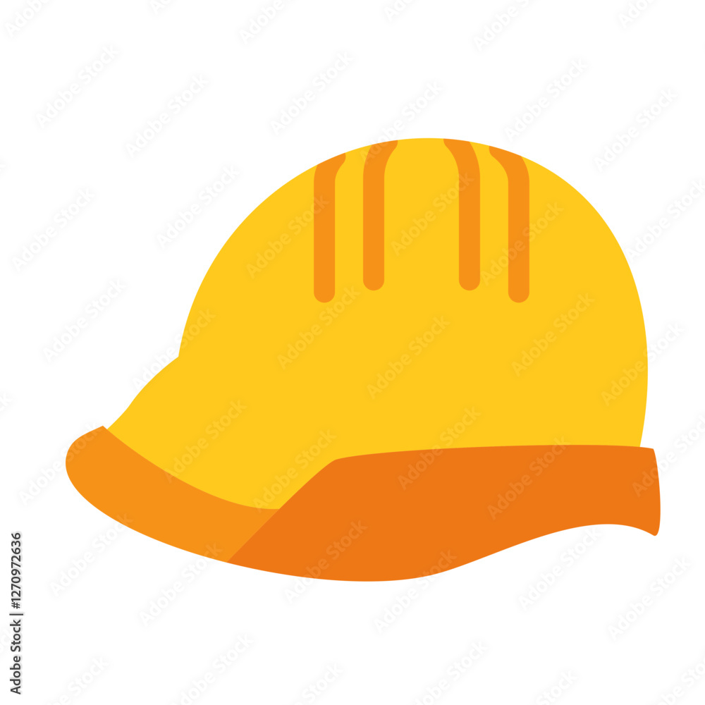 Safety Helmet Vector Design Icon Style Safety Helmet Vector Design Icon Style