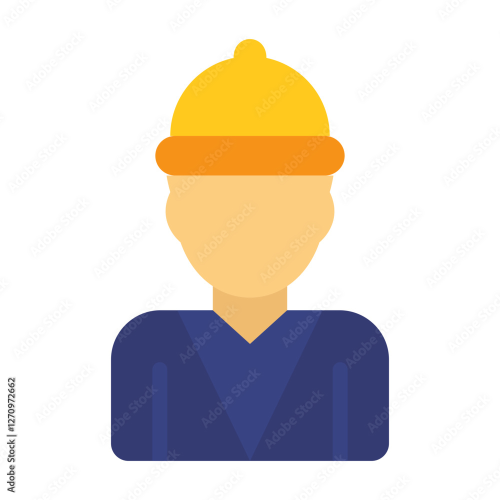 Engineer Icon Vector Design Icon Style Engineer Icon Vector Design Icon Style