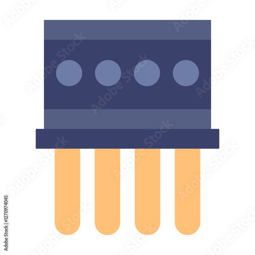 Molex Connector Vector Design Icon Style