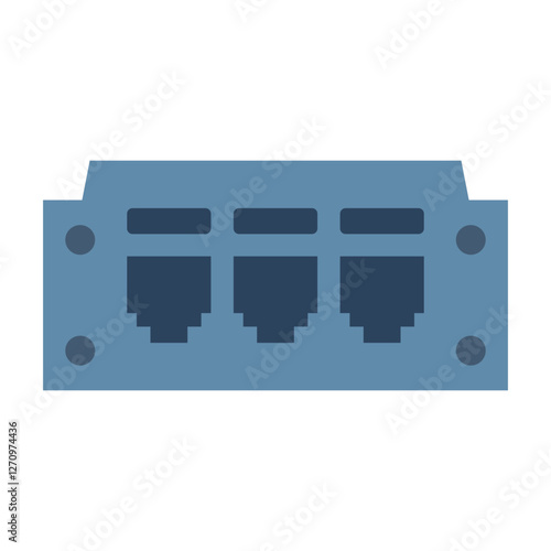 Patch Panel Vector Design Icon Style