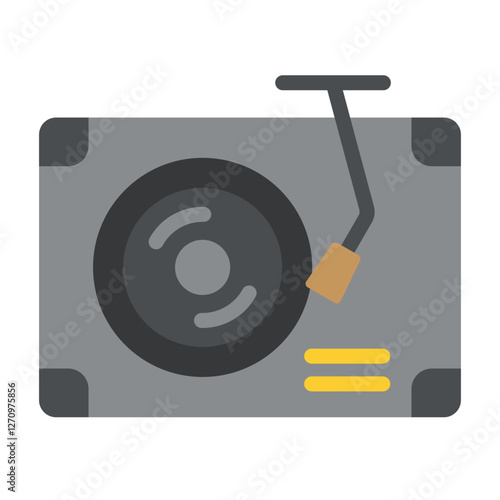 Record Player Vector Design Icon Style
