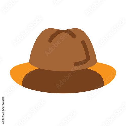 Fedora Hat Vector Design Icon Style