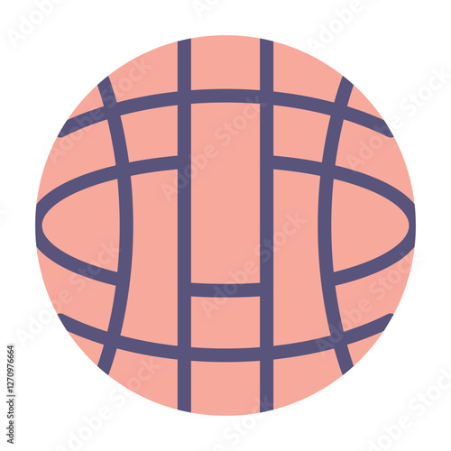 Vintage Globe Vector Design Icon Style