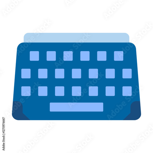 Typewriter Keys Vector Design Icon Style