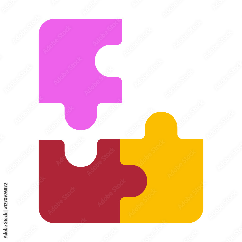 Puzzle Piece Vector Design Icon Style Puzzle Piece Vector Design Icon Style