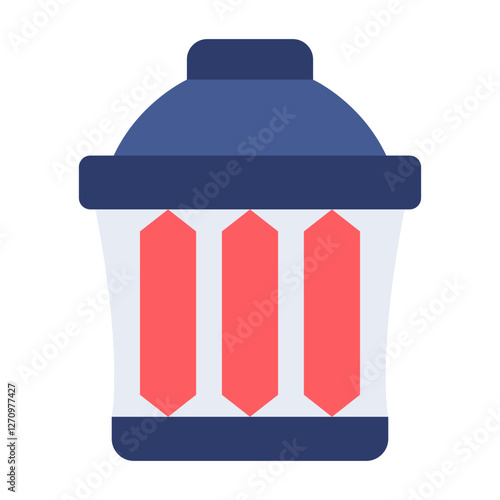 Lantern Vector Design Icon Style
