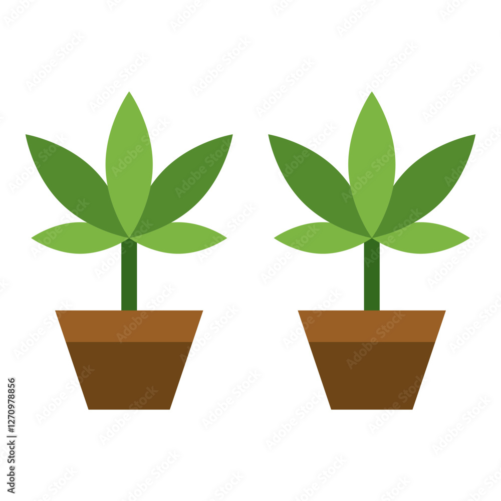 Pot Pathway Vector Design Icon Style Pot Pathway Vector Design Icon Style