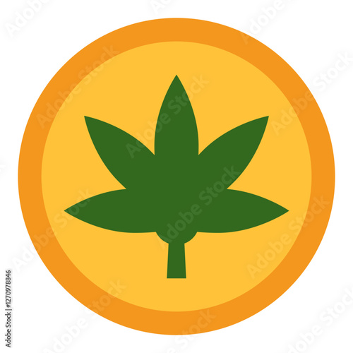Cannabis Cove Vector Design Icon Style
