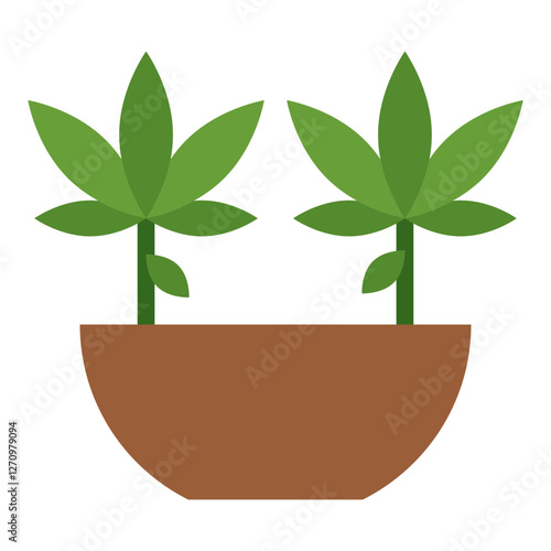 Kush Knot Vector Design Icon Style