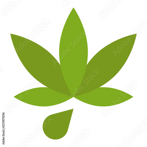 Hemp Haven Vector Design Icon Style