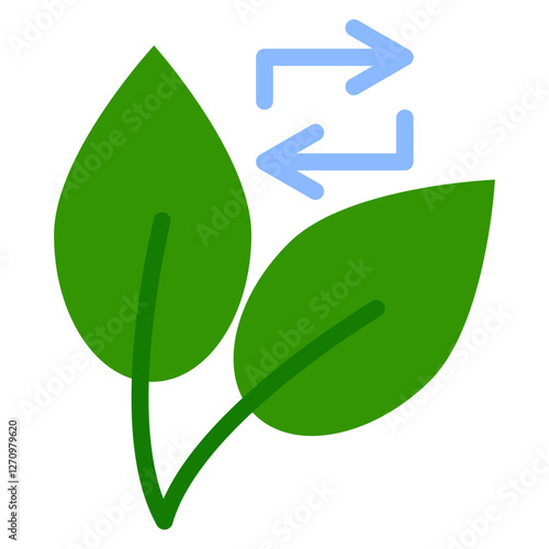 Leafy Loop Vector Design Icon Style